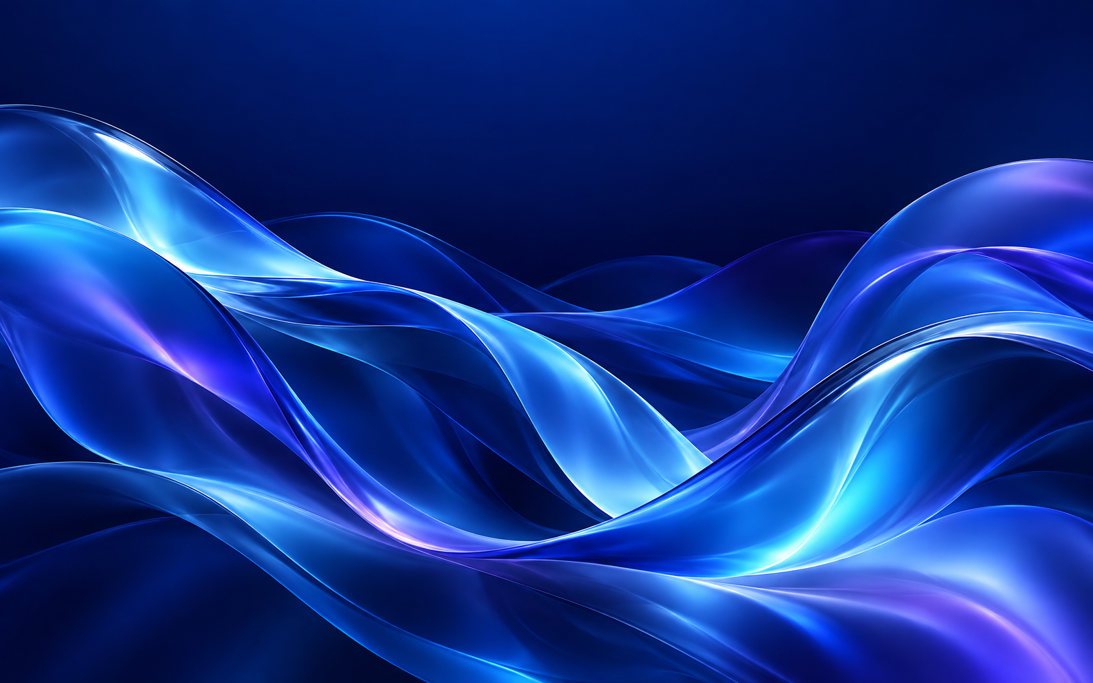Still's blue ribbon wallpaper, the desktop used in the demo